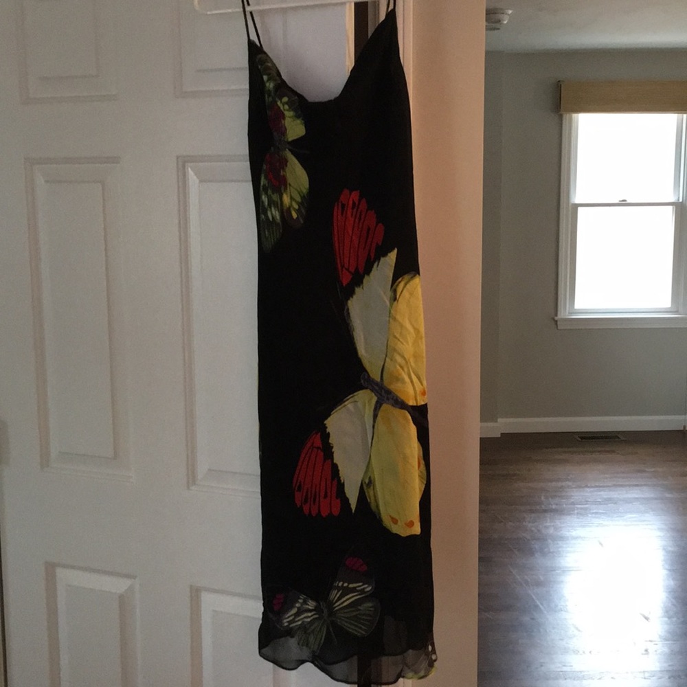 Butterfly slip dress size 6
